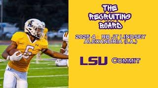 The Recruiting Board #10  LSU Commit 4 ⭐️ RB JT Lindsey, Alexandria (La.)