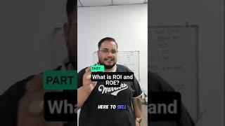 What is difference between ROI and ROE? Part 1