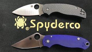 Spyderco Para 3 VS Sage 5 (Taiwan VS USA Pt. 2)