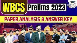 WBCS 2023 Prelims Question Paper Analysis with Solution & Answer Key | WBCS Answer Key 2023