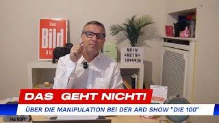 Skandal in der ARD - linke Propaganda vor den Wahlen !