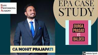 #epacasestudy Important Case of Indian Contract Act 1872 DURGA PRASAD VS BALDEO