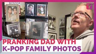 Daughter Replaces Dad's Office Photos With K-Pop Idols