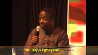 mr dapo speech