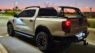 Night Features and POV Drive - 2024 Ford Ranger Wildtrak X 2.0L Bi-Turbo - Matrix LED, Sound, Road!