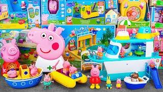 98 Minutes Satisfying with Unboxing Peppa Pig Cruise Ship Playset Review Compilation ASMR