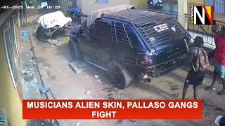 Musicians Alien Skin, Pallaso gangs fight