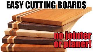 How to Make Cutting Boards with Minimal Tools