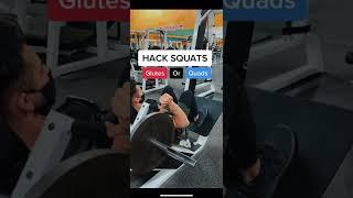 How to Use Hack Squat Machine (For Targeting Quads vs Glutes)