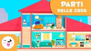 Gli oggetti della casa | Le parti della casa | Vocabolario per bambini | Raccolta