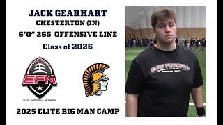 Jack Gearhart - Chesterton (Indiana) - 2025 Elite Big Man Camp Highlights