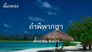 คำพิพากษา - ตั๊กแตน ชลดา [เนื้อเพลง]