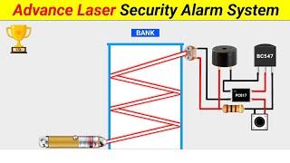 Laser Home Security System  || Best Science Project || SKR Electronics Lab