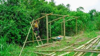 Обнаружив, что скот пропал, Ли Ту Линь быстро построил прочный амбар.