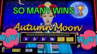 ( SO MANY WINS ) AUTUMN MOON SLOT MACHINE. #slots #casino #slotmachine #jackpot