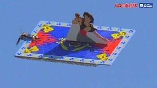 Radio Controlled RC MAGIC FLYING CARPET ! DISNEY'S ALADDIN with JASMINE & GENIE of the LAMP