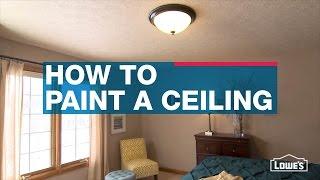 How to Paint a Ceiling