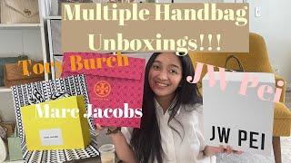 FALL Ready | New Handbags Multiple Unboxing | Tory Burch | Marc Jacobs | JW Pei |