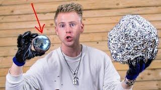 Spiegel-Ball aus Aluminiumfolie !  Mirror-Polished Japanese Foil Ball Challenge ! II RayFox