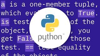 Python things which are neither True nor False