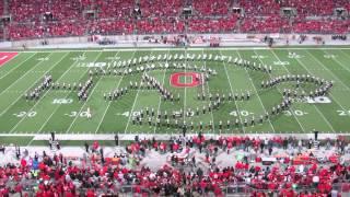 Ohio State Marching Band Video Game Halftime Show in HD -without Script Ohio 10/6/2012