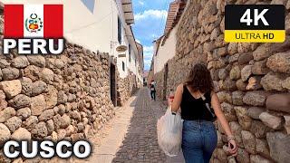 【4K】CUSCO Walking Tour /  Peru