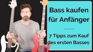 Bass für Anfänger kaufen - 7 Tipps zum Kauf deines ersten Basses