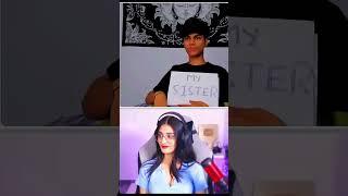 Payal gameing reaction on omegle #adarshu # step sister comedy #viral #trendingshorts #girlrection
