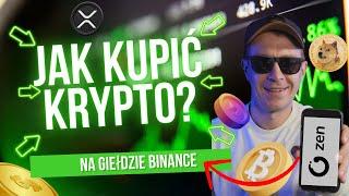 Jak kupić Bitcoin i kryptowaluty na giełdzie Binance z kartą ZEN.COM