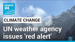 UN weather agency issues 'red alert' on climate change after record heat in 2023 • FRANCE 24