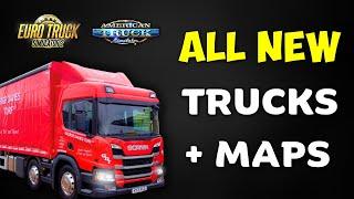 ALL 20+ NEW Trucks & Map Content Coming to ETS2 & ATS! (From Christmas Stream)