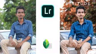 lightroom photo editing tutorial moody red brown colour grading snapseed mobile | the abdul salman |