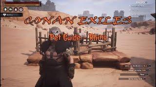 Conan Exiles  Pet Guide - Rhino