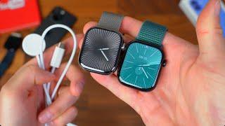 Apple Watch Series 10 Unboxing: Titanium vs Jet Black!