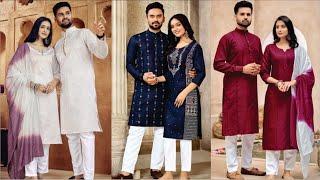 New Couple Matching Dresses Collection 2024 #coupledress #dressdesign #moonfashions