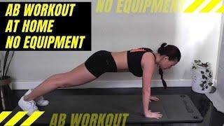 AB Workout at Home/ No Equipment needed