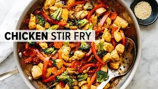 CHICKEN STIR FRY | easy, healthy 30-minute dinner recipe!