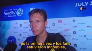 Debo trabajar duro para regresar al top 20: Berdych