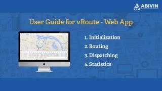 Transportation Management System Abivin vRoute - Web App Demo (English)