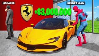 Robbing Dealership as Spiderman in GTA 5!