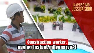 Construction worker, naging instant milyonaryo?! | Kapuso Mo, Jessica Soho