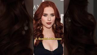 Top 10 most beautiful female celebrities in hollywood 2024 #top10 #actress #shorts