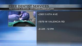 Free Dentist Services in Tucson for Labor Day