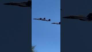 Blue Angels Low-pass at MCAS Beaufort Airshow 2025  #airshow #f18 #flyover #aviation #fighterjet