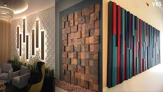 Modern Wooden Wall Decorating Design Ideas | Wood Wall Panel Design | Living Room Wood Wall Decor