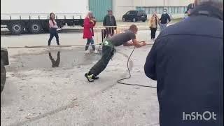 STRONGMAN ATLETAS DE FORÇA  Puxada Do Tractor/ José Pereira -80kg MasterII / Duelo de Titãs 2021