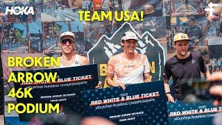 Broken Arrow 46k Men’s Podium - Eli Hemming, David Sinclair, Ryan Becker