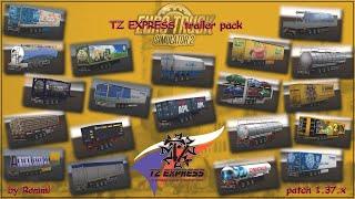 [ETS2 v1.37] TZ TrailerPack *MegaPack with many Ownable Trailer*