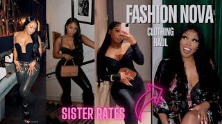 FASHION NOVA CLOTHING HAUL FALL 2024 | SISTER RATES MY OUTFITS ​⁠@AshleyDeshaun