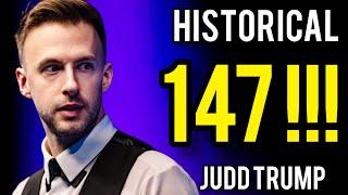 A brilliant 147 break from Judd Trump that amazed the whole world! Highlights Match!!